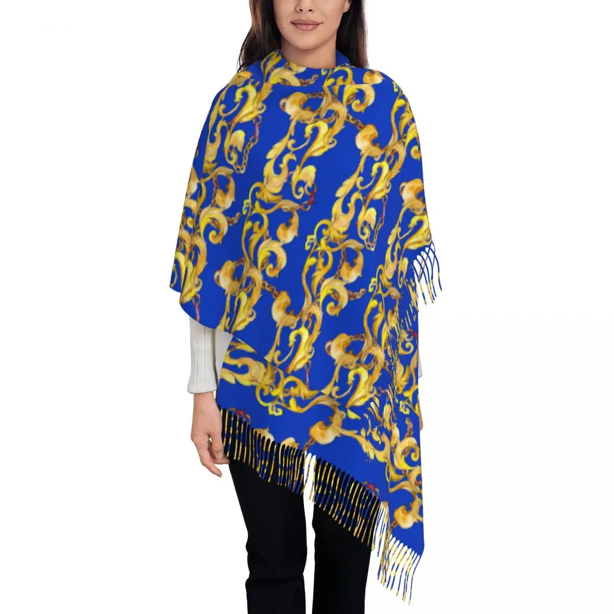 Modern Baroque Scarf Tassel Scarves for Women Soft Warm Shawls and Wraps Long Fall Winter Shawl Wrap
Modern Baroque Scarf Tassel Scarves for Women Soft Warm Shawls and Wraps Long Fall Winter Shawl Wrap