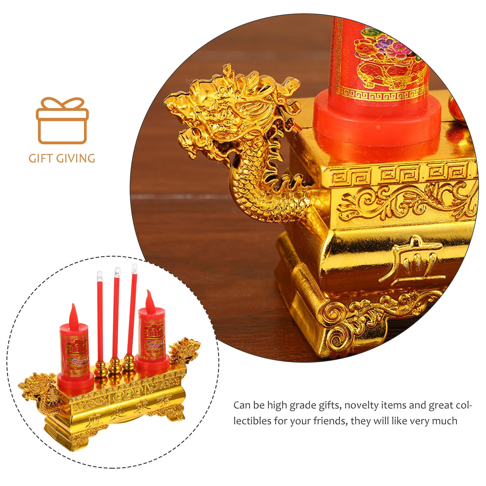 LED Electronic Incense Burner Plastic Offering Sacrifice Desktop LED Censer Vintage Home Decor Electronic Censer Safe Decoration
LED Electronic Incense Burner Plastic Offering Sacrifice Desktop LED Censer Vintage Home Decor Electronic Censer Safe Decoration