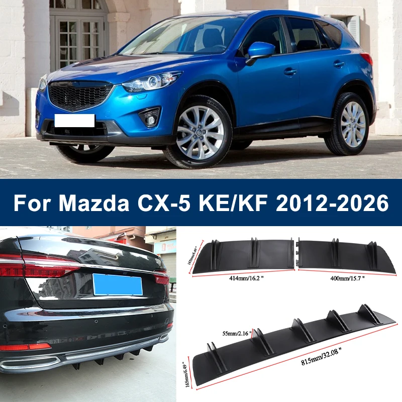 2-Segment Shark Fin Rear Diffuser For Mazda CX-5 KE KF 2012-2026 2015 2021 Rear Bumper Lip Splitter Chassis Spoiler Tuning Parts
2-Segment Shark Fin Rear Diffuser For Mazda CX-5 KE KF 2012-2026 2015 2021 Rear Bumper Lip Splitter Chassis Spoiler Tuning Parts