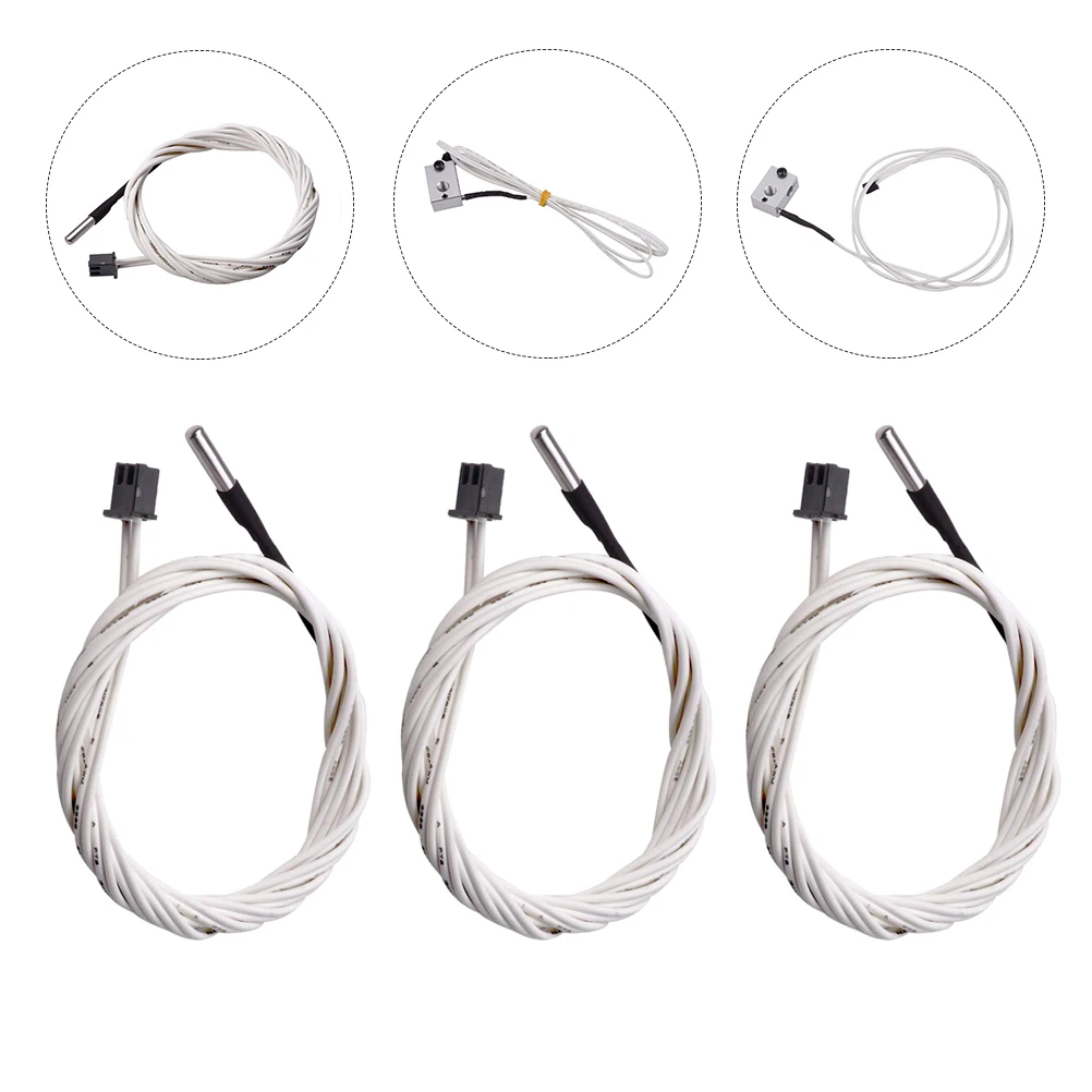 5pcs NTC100K Thermistor Sensor 3D Printer Hot End Thermal Resistor Stainless Steel 3mm 20mm 350C Printing Compatibility
5pcs NTC100K Thermistor Sensor 3D Printer Hot End Thermal Resistor Stainless Steel 3mm 20mm 350C Printing Compatibility