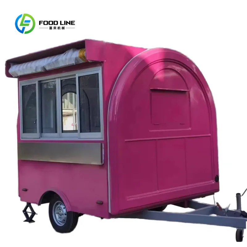 New Ice Cream Coffee Hot Dogs Candy Food Trailer Customizable Pizza Full Kitchen Equipment
New Ice Cream Coffee Hot Dogs Candy Food Trailer Customizable Pizza Full Kitchen Equipment