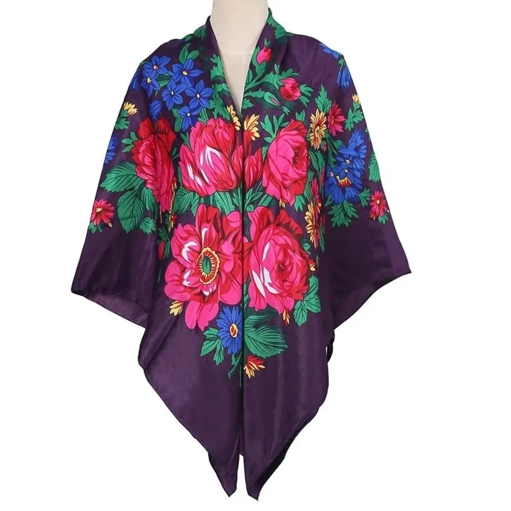 Luxury Retro Russian Square Scarf Square Shape Large Ukrainian Shawl Soft Babushka Handkerchief Head Wraps For Women
Luxury Retro Russian Square Scarf Square Shape Large Ukrainian Shawl Soft Babushka Handkerchief Head Wraps For Women