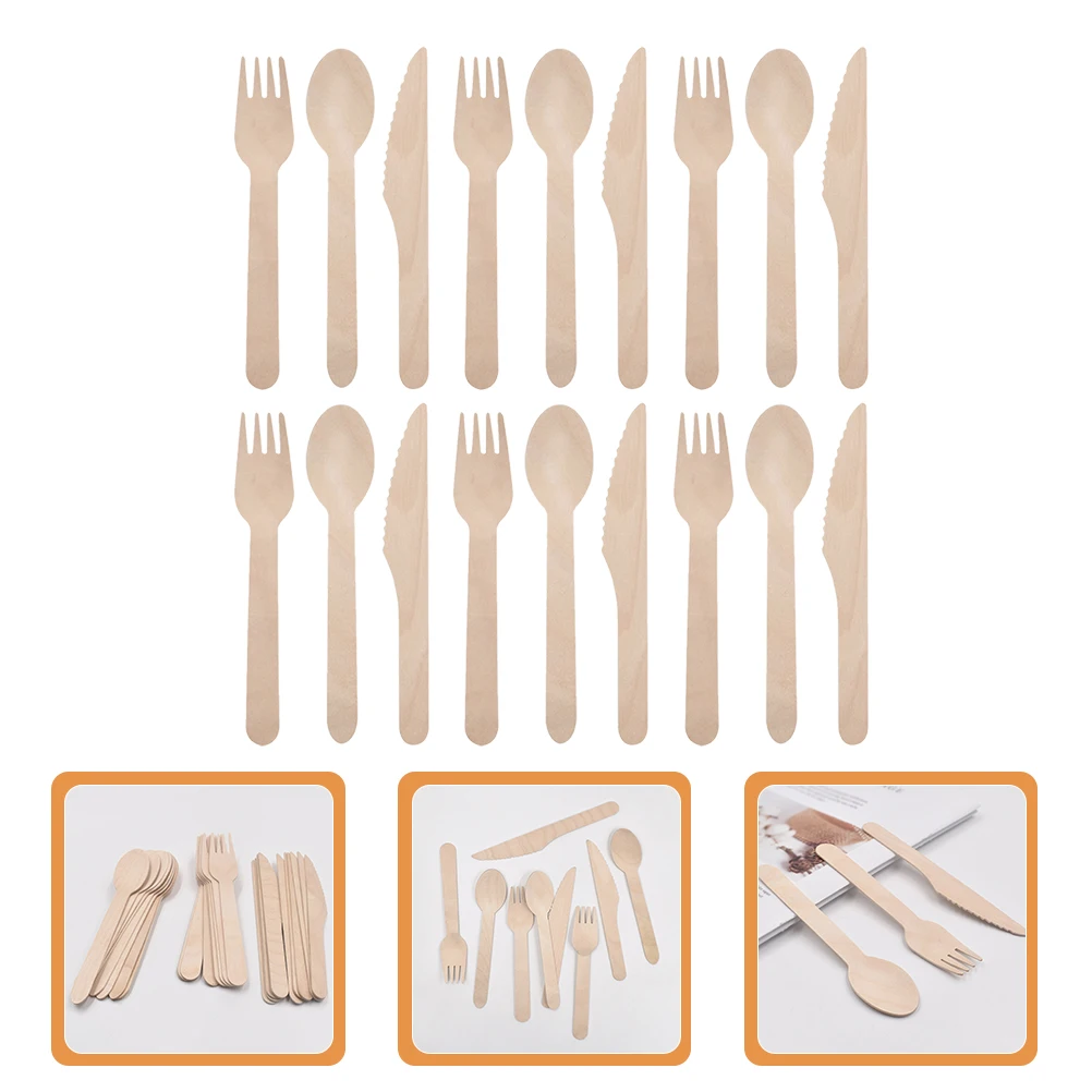 100Pcs Disposable Wooden Utensils Forks Spoons Eco Friendly Smooth Comfortable Hold Party Banquets
100Pcs Disposable Wooden Utensils Forks Spoons Eco Friendly Smooth Comfortable Hold Party Banquets