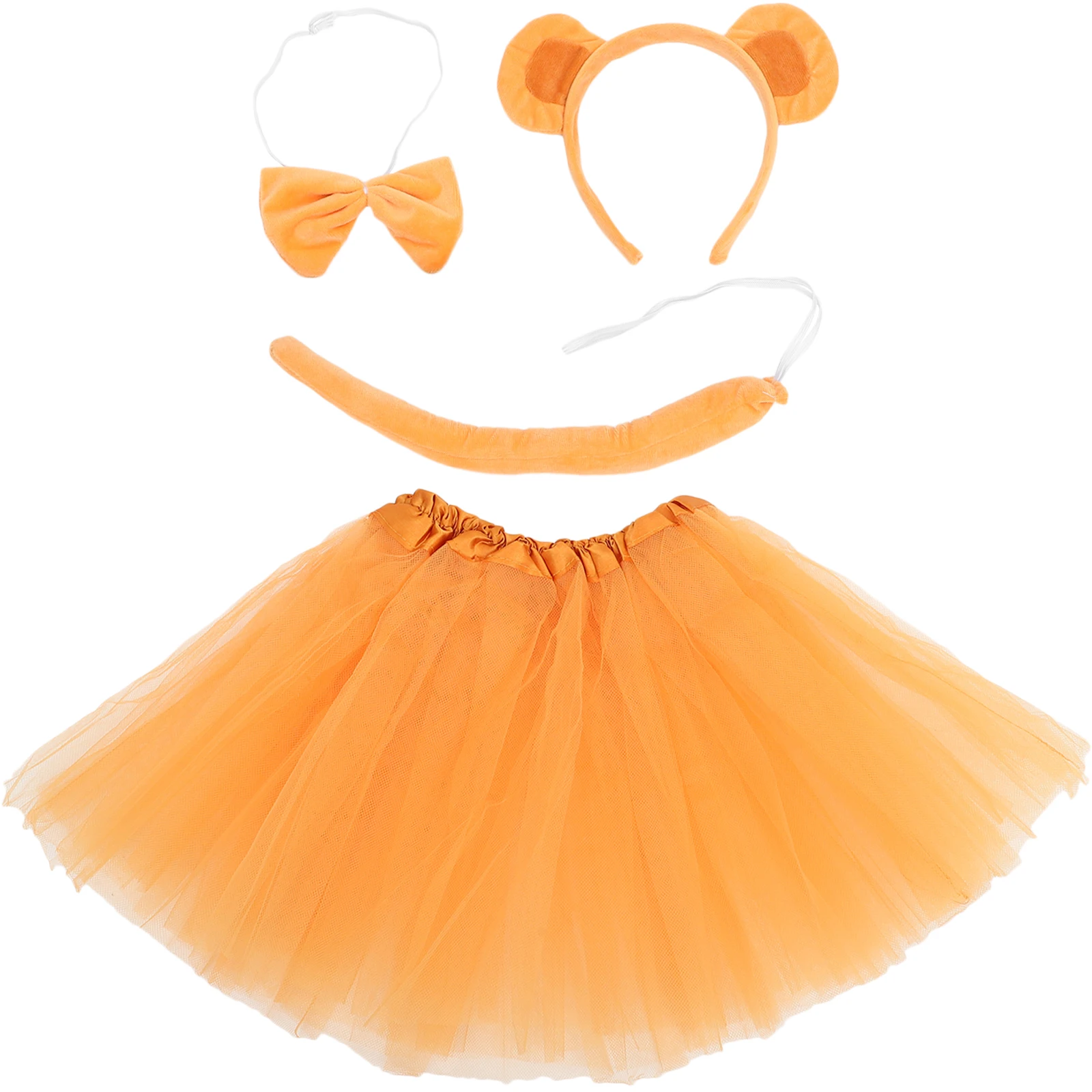 1 Set Festive Monkey Costume Tutu Skirt Ears Headband Bowtie Suitable For All Occasions 
1 Set Festive Monkey Costume Tutu Skirt Ears Headband Bowtie Suitable For All Occasions