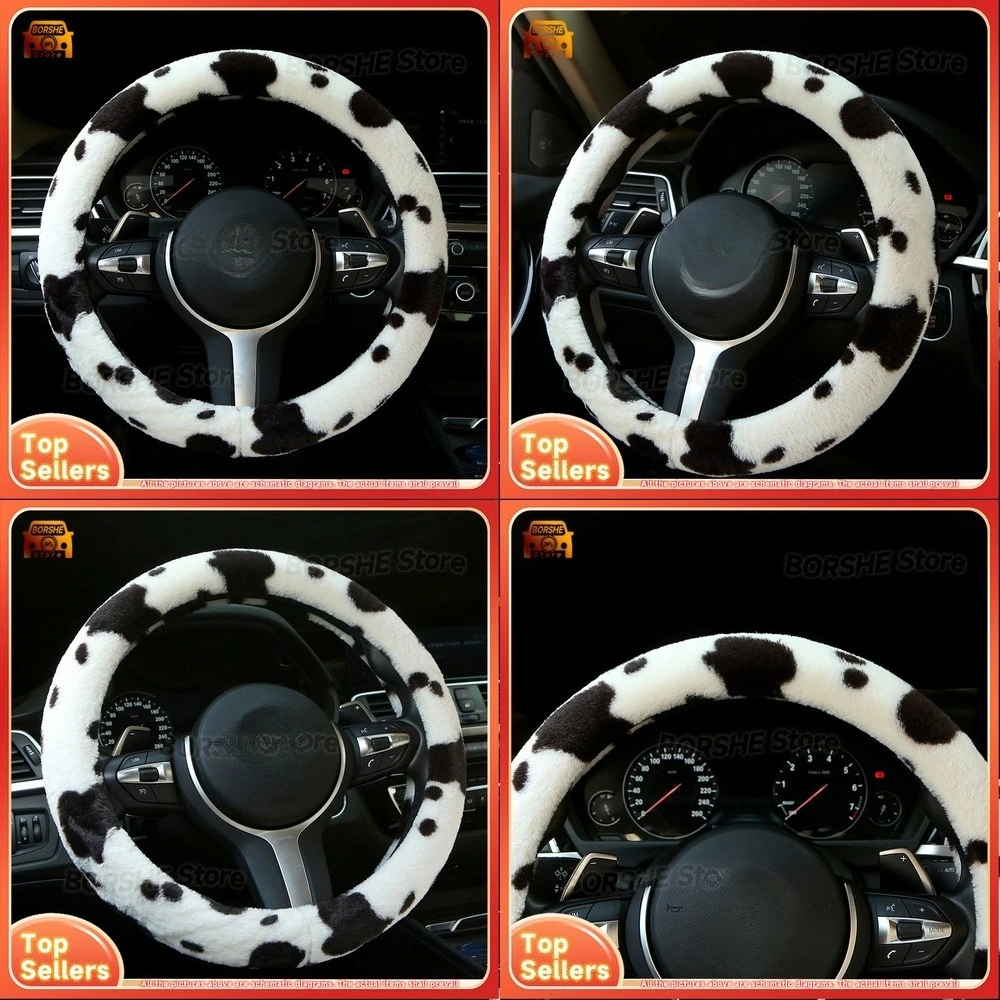 2026 Soft Plush Winter Cow Pattern Steering Wheel Cover Suitable for Most Car Models Auto Interior Accessory Cute Fashionable
2026 Soft Plush Winter Cow Pattern Steering Wheel Cover Suitable for Most Car Models Auto Interior Accessory Cute Fashionable