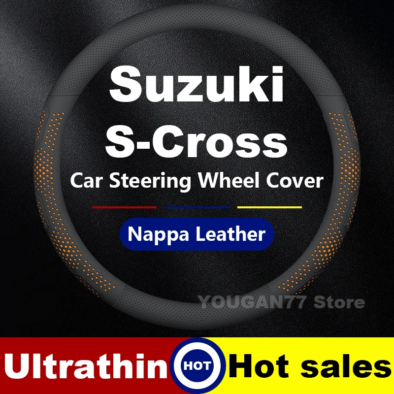 Car Steering Wheel Cover For Suzuki S-Cross SX4 S-Cross 2017-2022 Auto Leather Steering Wheel Suzuki Interior Accessories 
Car Steering Wheel Cover For Suzuki S-Cross SX4 S-Cross 2017-2022 Auto Leather Steering Wheel Suzuki Interior Accessories