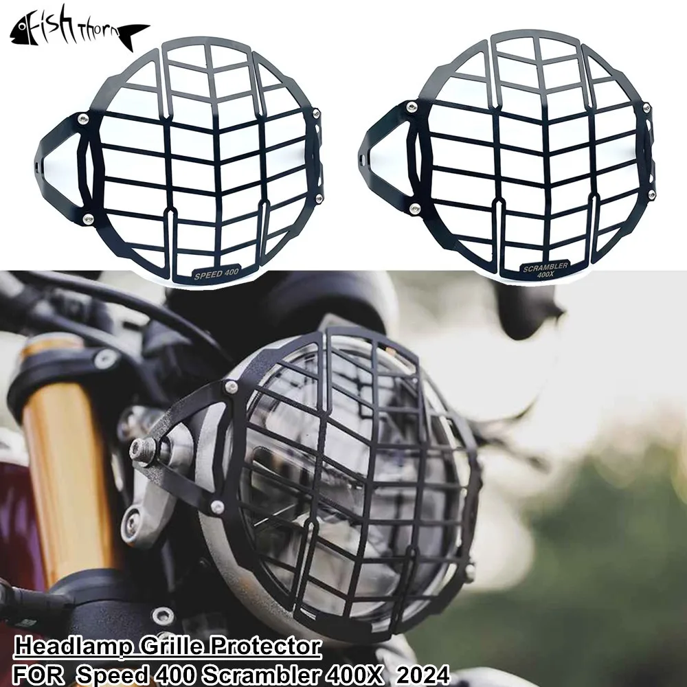 2024 New For Triumph Speed 400 Scrambler 400 X Scrambler 400X Motocycle Headlight Guard Headlight Grille
2024 New For Triumph Speed 400 Scrambler 400 X Scrambler 400X Motocycle Headlight Guard Headlight Grille