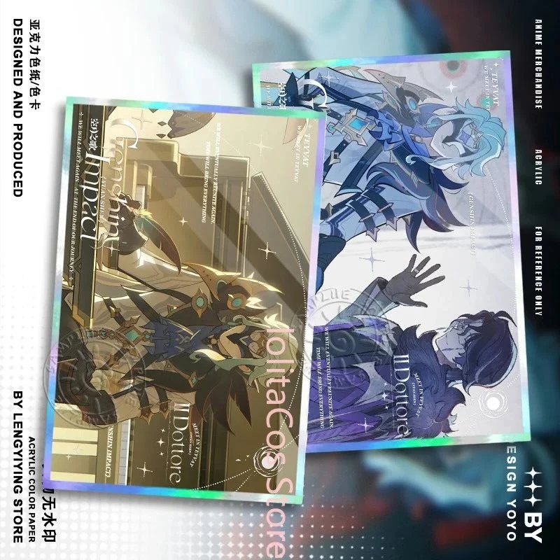 Genshin Impact Pantalone Il Dottore Anime Colored Paper Acrylic Double Flash Shikishi Desktop Ornament Birthday Gift Cosplay
Genshin Impact Pantalone Il Dottore Anime Colored Paper Acrylic Double Flash Shikishi Desktop Ornament Birthday Gift Cosplay
