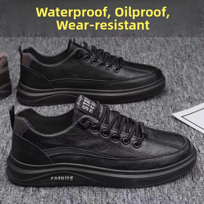 Men's Casual Work Shoes Summer Leather Shoes Black Kitchen Slip-Resistant Waterproof Oil-Resistant Labor Protection Business ...
Men's Casual Work Shoes Summer Leather Shoes Black Kitchen Slip-Resistant Waterproof Oil-Resistant Labor Protection Business ...