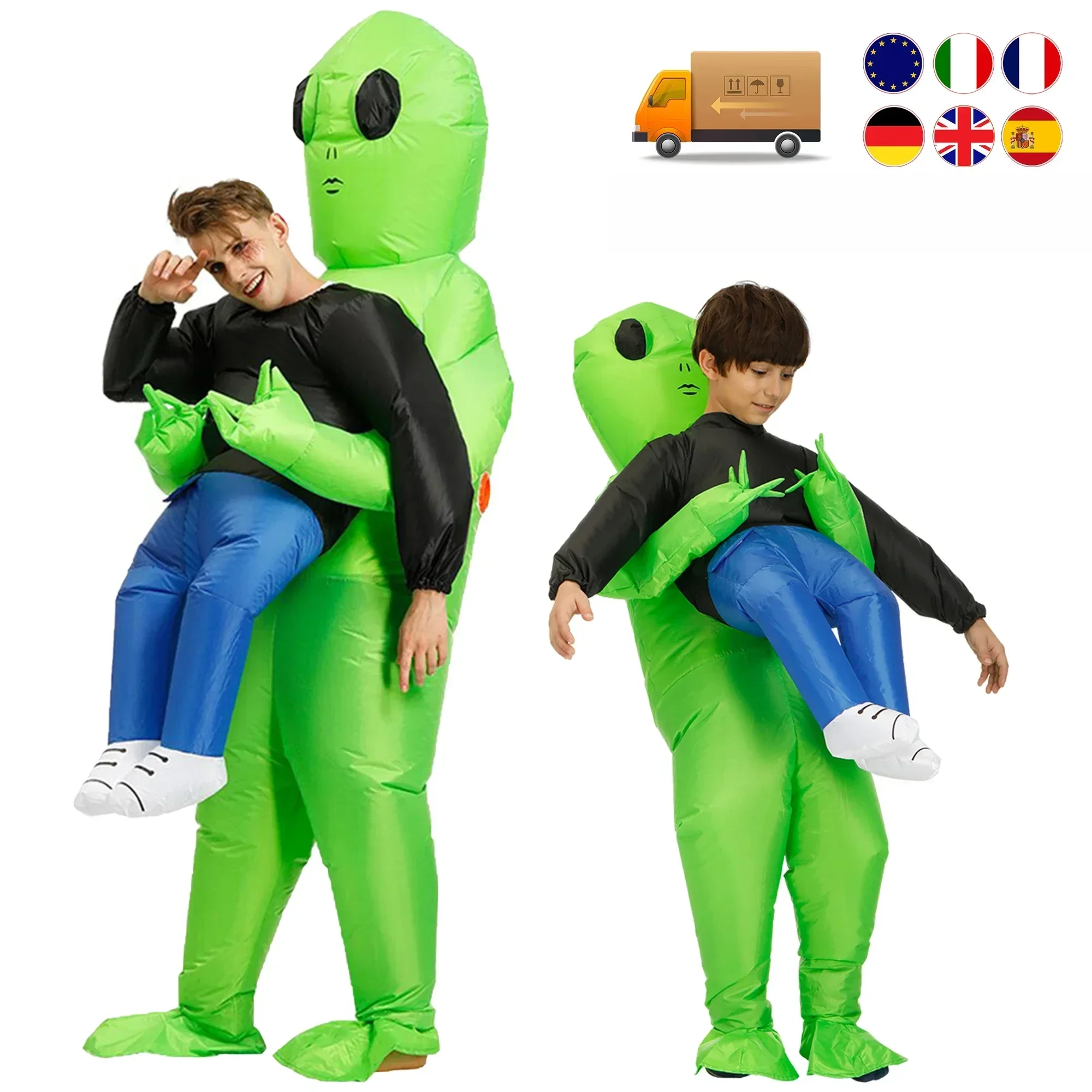 Alien Inflatable Costume Horror Monster Role-playing Adult Children Thanksgiving Halloween Party Stage Adult Costume
Alien Inflatable Costume Horror Monster Role-playing Adult Children Thanksgiving Halloween Party Stage Adult Costume