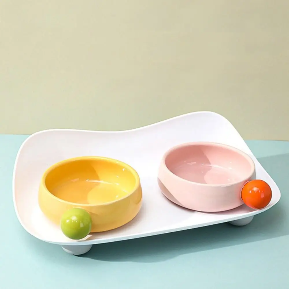 Ceramic Pet Feeding Double Bowls Anti-Slip Cartoon Cat Feeder Dispenser Large Capacity Portable Pet Drinking Feeder Kitten Puppy
Ceramic Pet Feeding Double Bowls Anti-Slip Cartoon Cat Feeder Dispenser Large Capacity Portable Pet Drinking Feeder Kitten Puppy