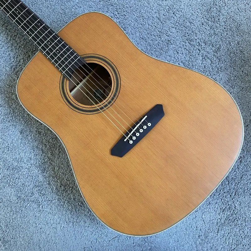 K979 DOTCH 41 Inch Solid Red Pine Top Acoustic Guitar Steel String, Beginner Folk Guitar for Practice & Fingerstyle Playing
K979 DOTCH 41 Inch Solid Red Pine Top Acoustic Guitar Steel String, Beginner Folk Guitar for Practice & Fingerstyle Playing