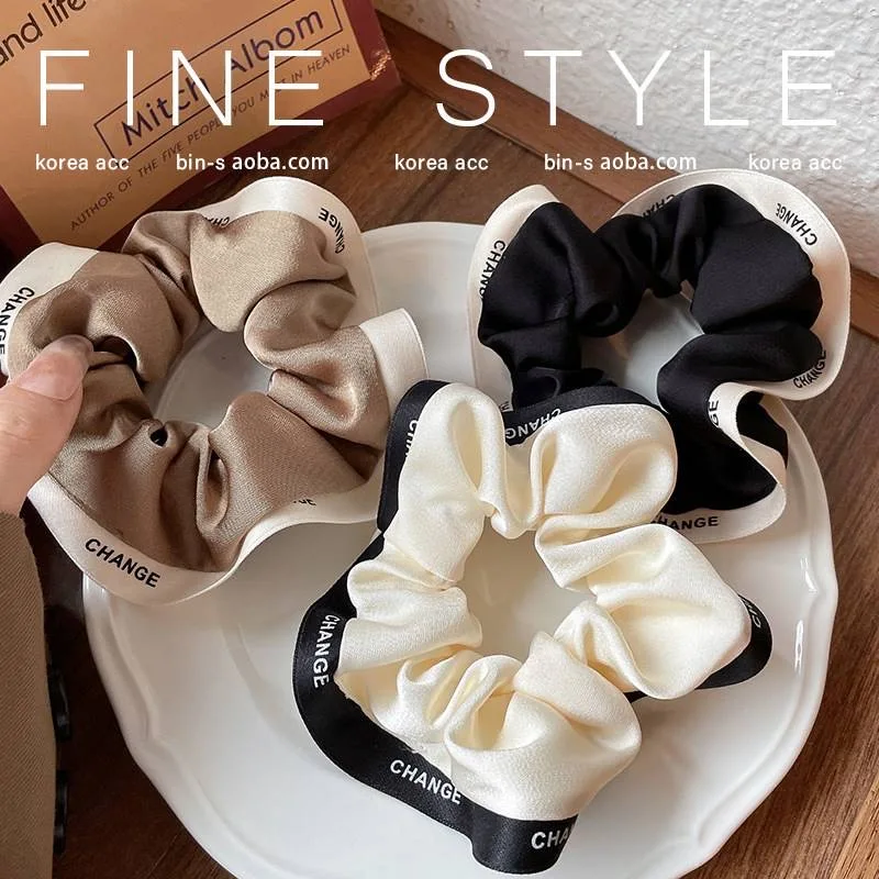 Korean Style Hair Rope Elegant Solid Color Hair Ring Letter Elastic Rubber Band Fashion Simple Hair Accessories Elastic HairBand
Korean Style Hair Rope Elegant Solid Color Hair Ring Letter Elastic Rubber Band Fashion Simple Hair Accessories Elastic HairBand