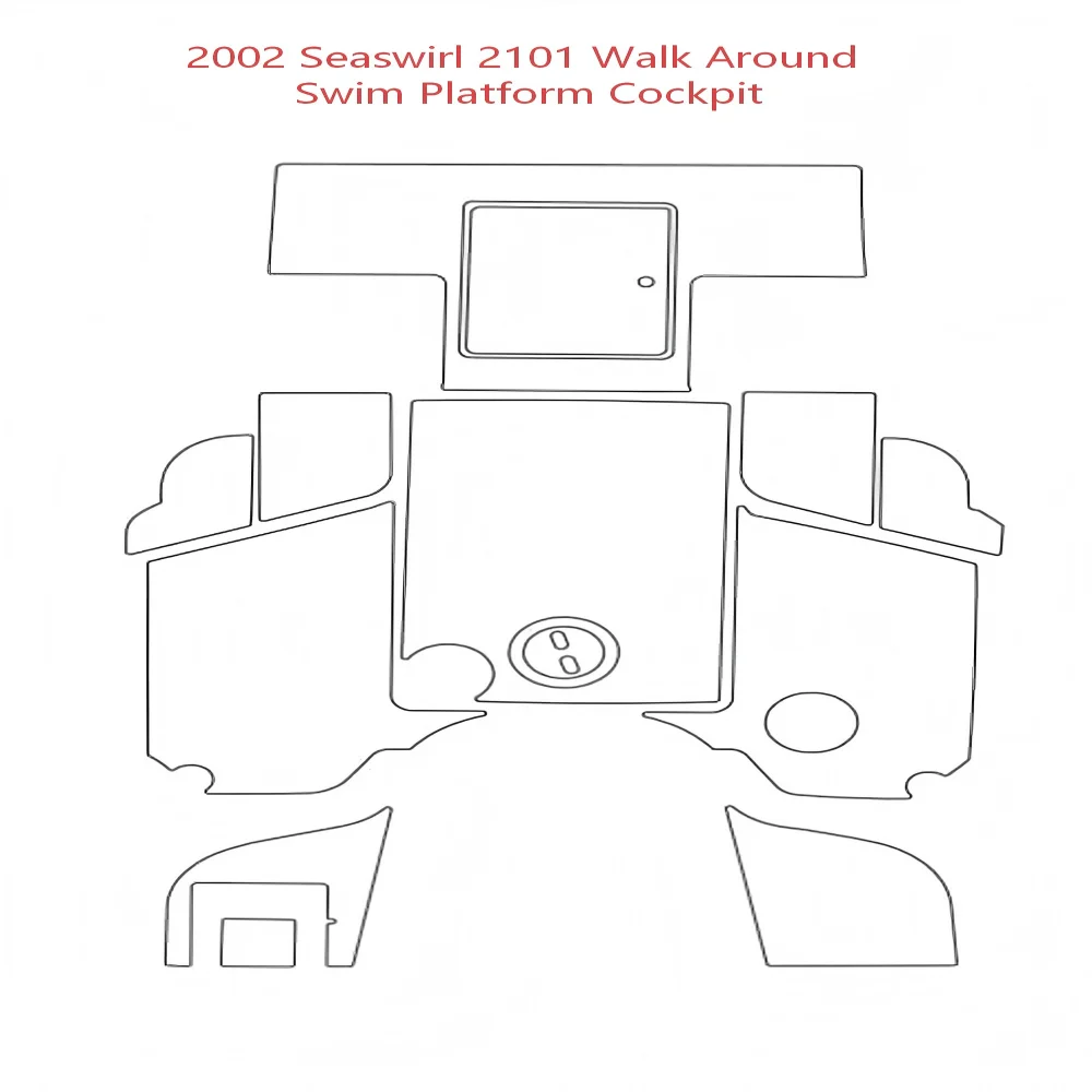 2002 Seaswirl 2101 Walk Around Swim Platform Cockpit Pad Boat EVA Foam Teak Floor Mat SeaDek Gatorstep Style Self Adhesive cm9t2
2002 Seaswirl 2101 Walk Around Swim Platform Cockpit Pad Boat EVA Foam Teak Floor Mat SeaDek Gatorstep Style Self Adhesive cm9t2