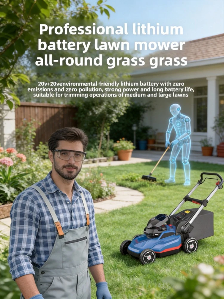 Cordless Cart-Type Hand Push Lawn Mower, Practical Electric Grass Cutting Tool for Garden Use
Cordless Cart-Type Hand Push Lawn Mower, Practical Electric Grass Cutting Tool for Garden Use