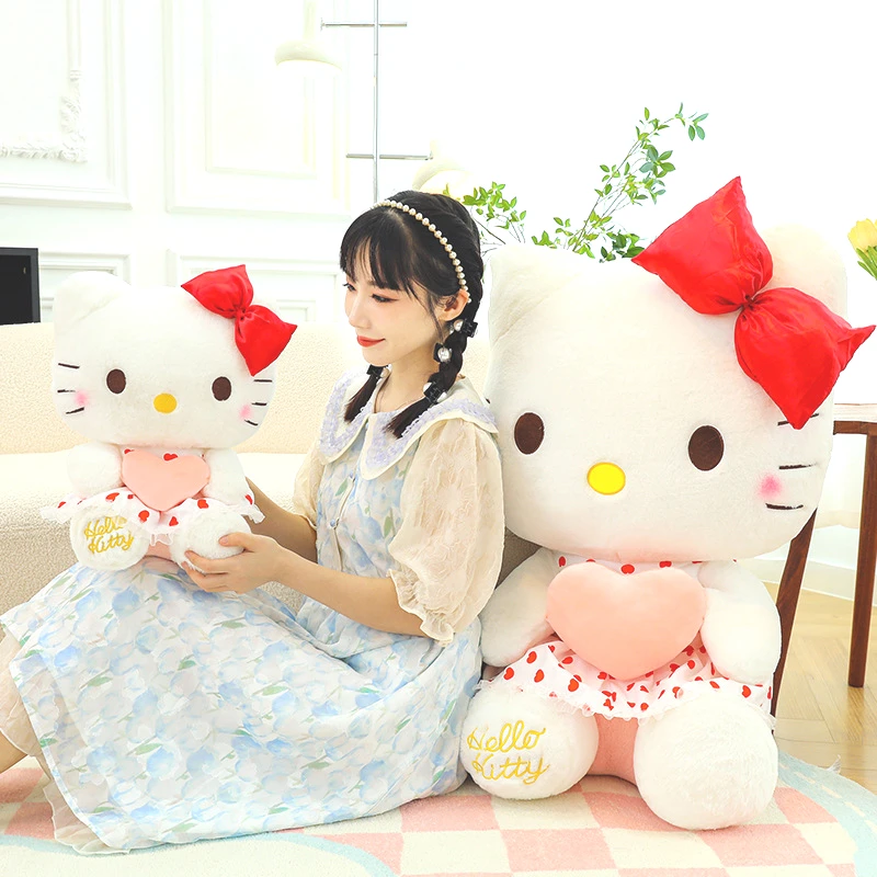 Sanrio Kawaii Hello Kitty большая плюшевая игрушка аниме мультфильм милое сердце мягкая кукла подушка домашний декор детские подарки на день рождения
Sanrio Kawaii Hello Kitty большая плюшевая игрушка аниме мультфильм милое сердце мягкая кукла подушка домашний декор детские подарки на день рождения