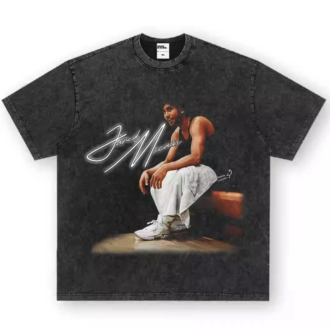2025 Magic Fairy McCain American Basketball Retro Print Trendy Brand Washed Pure Cotton Heavy-duty Short-sleeved T-shirt
2025 Magic Fairy McCain American Basketball Retro Print Trendy Brand Washed Pure Cotton Heavy-duty Short-sleeved T-shirt