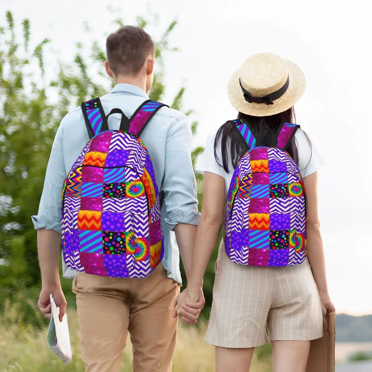Boho Multicolor Patchwork 3 Backpack Student BookBag Children School Bag Computer Shoulder Bags for Boys Girls
Boho Multicolor Patchwork 3 Backpack Student BookBag Children School Bag Computer Shoulder Bags for Boys Girls