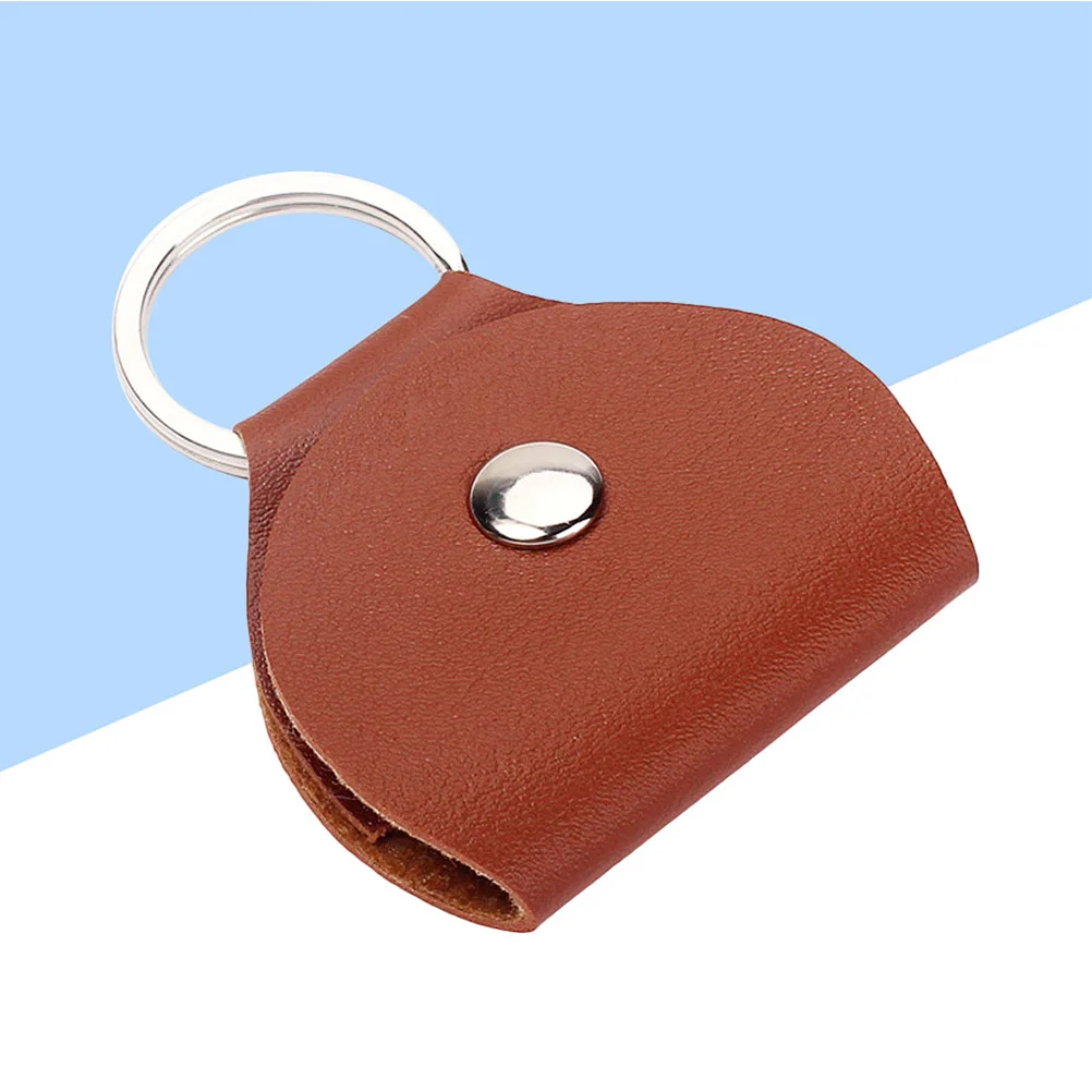 1 Pc PU Keychain Guitar Picks Plectrum Holder Bag Case L901 (Light Brown) Guitar Pick Holder Bag
1 Pc PU Keychain Guitar Picks Plectrum Holder Bag Case L901 (Light Brown) Guitar Pick Holder Bag