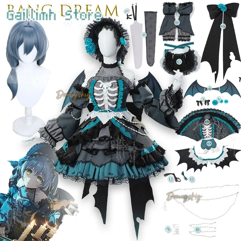 Anime BanG Dream Asahi Rokka Cosplay Halloween Party Dress Suit Full Set Lolita Costume LOCK Role Play Women Girls Sexy Elegant
Anime BanG Dream Asahi Rokka Cosplay Halloween Party Dress Suit Full Set Lolita Costume LOCK Role Play Women Girls Sexy Elegant
