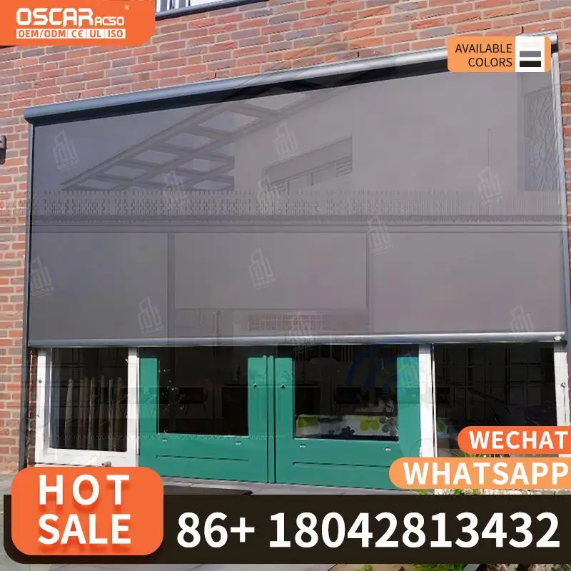 Waterproof Motorized Roller Blinds Shade for Balcony Gazebo Outdoor Use Rolling Blind
Waterproof Motorized Roller Blinds Shade for Balcony Gazebo Outdoor Use Rolling Blind