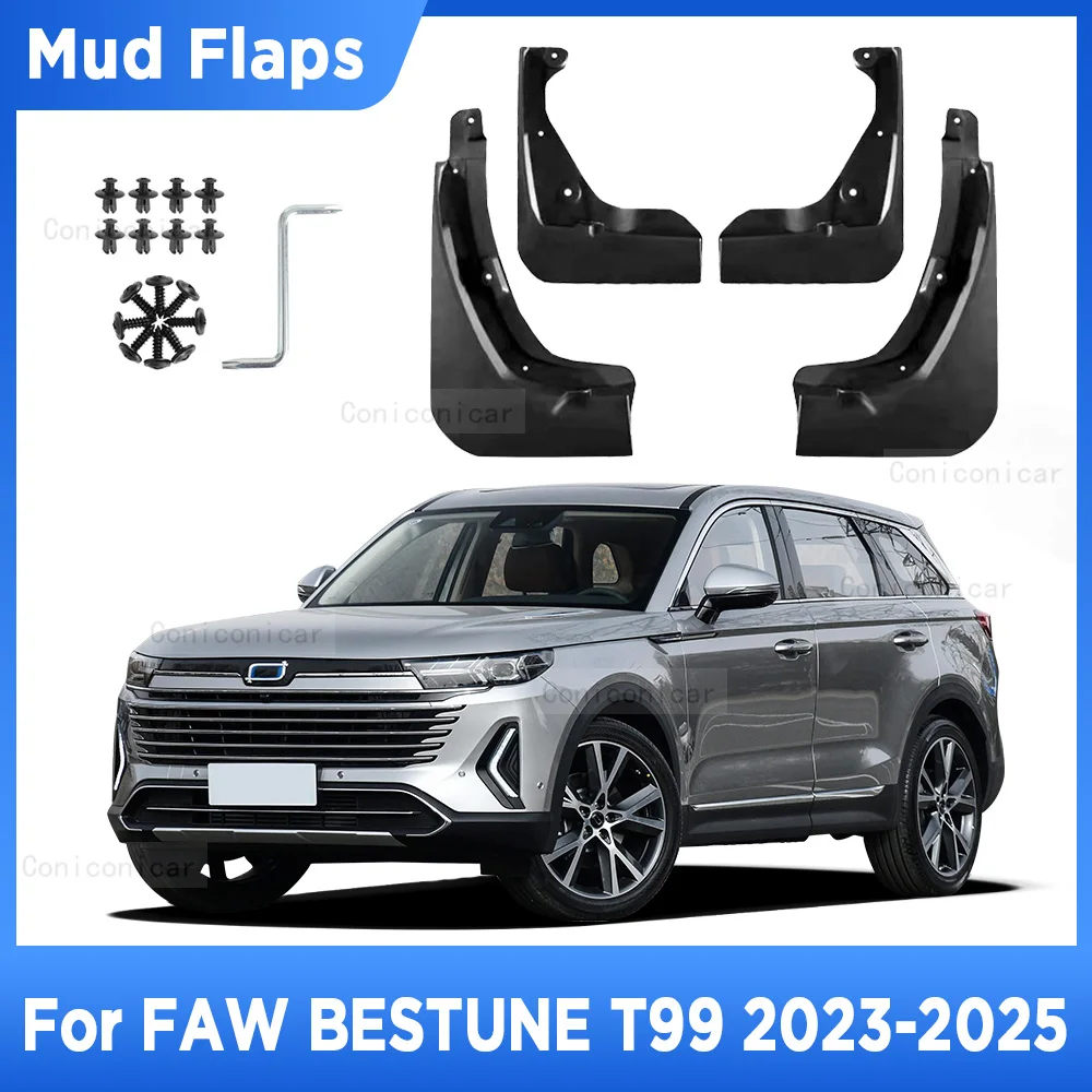 For FAW BESTUNE T99 2023 2024 2025 Mud Flaps Splash Guard Mudguards MudFlaps Front Rear Fender Auto Styling Car Accessories 4PCS
For FAW BESTUNE T99 2023 2024 2025 Mud Flaps Splash Guard Mudguards MudFlaps Front Rear Fender Auto Styling Car Accessories 4PCS
