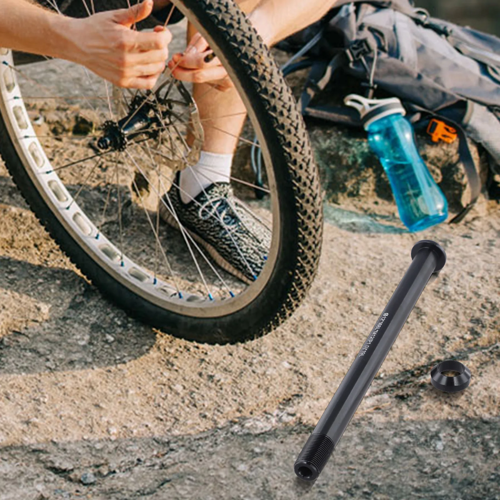 Rear Through Axle 142x12mm P1.0 for Bike Frames 12x168LxM12x19L Thread with Aluminum Build and Washer Set for Support
Rear Through Axle 142x12mm P1.0 for Bike Frames 12x168LxM12x19L Thread with Aluminum Build and Washer Set for Support