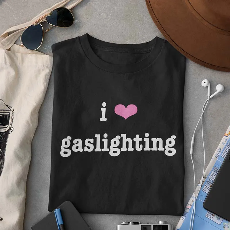 I Love Gaslighting T Shirt 2022 Meme Classic Tshirt Women Women Casual Streetwear Tee Tops 100% Cotton T-Shirt Clothing
I Love Gaslighting T Shirt 2022 Meme Classic Tshirt Women Women Casual Streetwear Tee Tops 100% Cotton T-Shirt Clothing