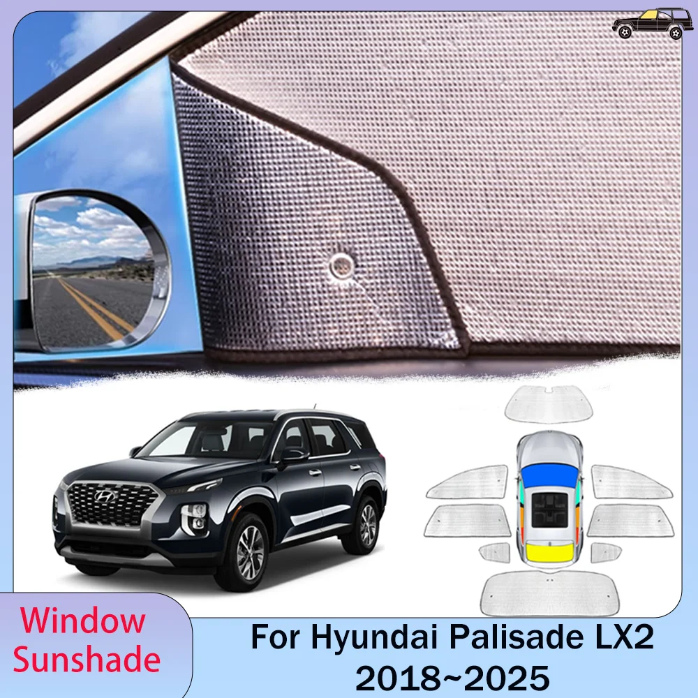 Car Sunshade For Hyundai Palisade LX2 2018~2025 2023 2024 Side Window Skylight Windshield Sun Shade Protector Parasol Accessorie
Car Sunshade For Hyundai Palisade LX2 2018~2025 2023 2024 Side Window Skylight Windshield Sun Shade Protector Parasol Accessorie
