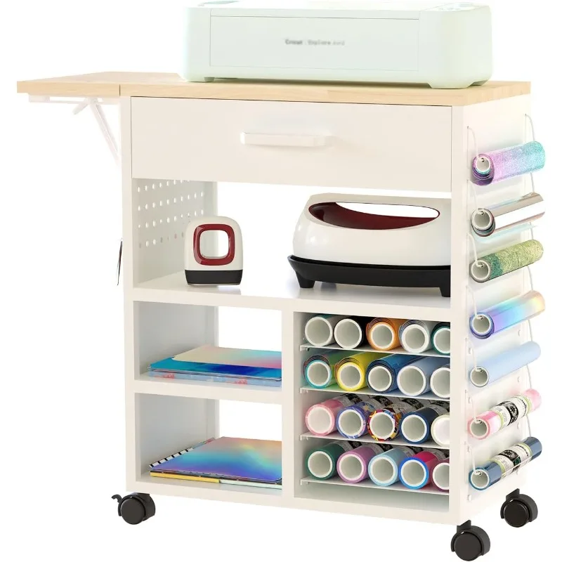 Rolling Craft Cart with Storage Drawers & Wheels - Heavy Duty Mobile Craft Organizer for Cricut Machines, Scrapbooking Supplies,
Rolling Craft Cart with Storage Drawers & Wheels - Heavy Duty Mobile Craft Organizer for Cricut Machines, Scrapbooking Supplies,