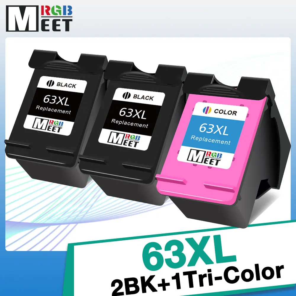 ALIZEO 63XL Re-Manufactured Replacement For HP 63 Ink Cartridge Deskjet 1110 1111 1112 2130 2131 2132 2133 2134 2136 Printer
ALIZEO 63XL Re-Manufactured Replacement For HP 63 Ink Cartridge Deskjet 1110 1111 1112 2130 2131 2132 2133 2134 2136 Printer