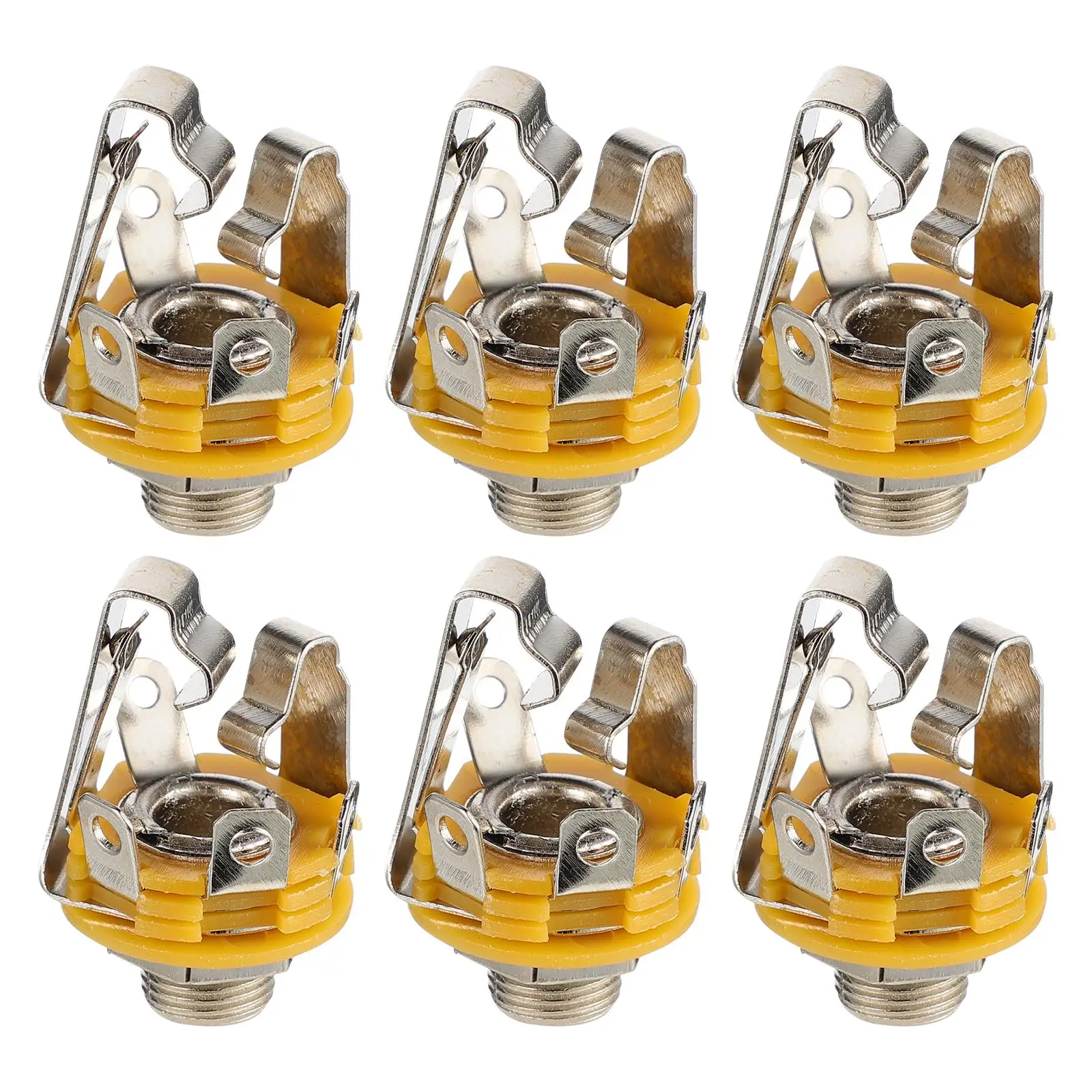 6pcs Electric Guitar Jacks Audio Metal Socket Bass Stereo Earphone Stainless Steel Input Output Durability Practicality
6pcs Electric Guitar Jacks Audio Metal Socket Bass Stereo Earphone Stainless Steel Input Output Durability Practicality