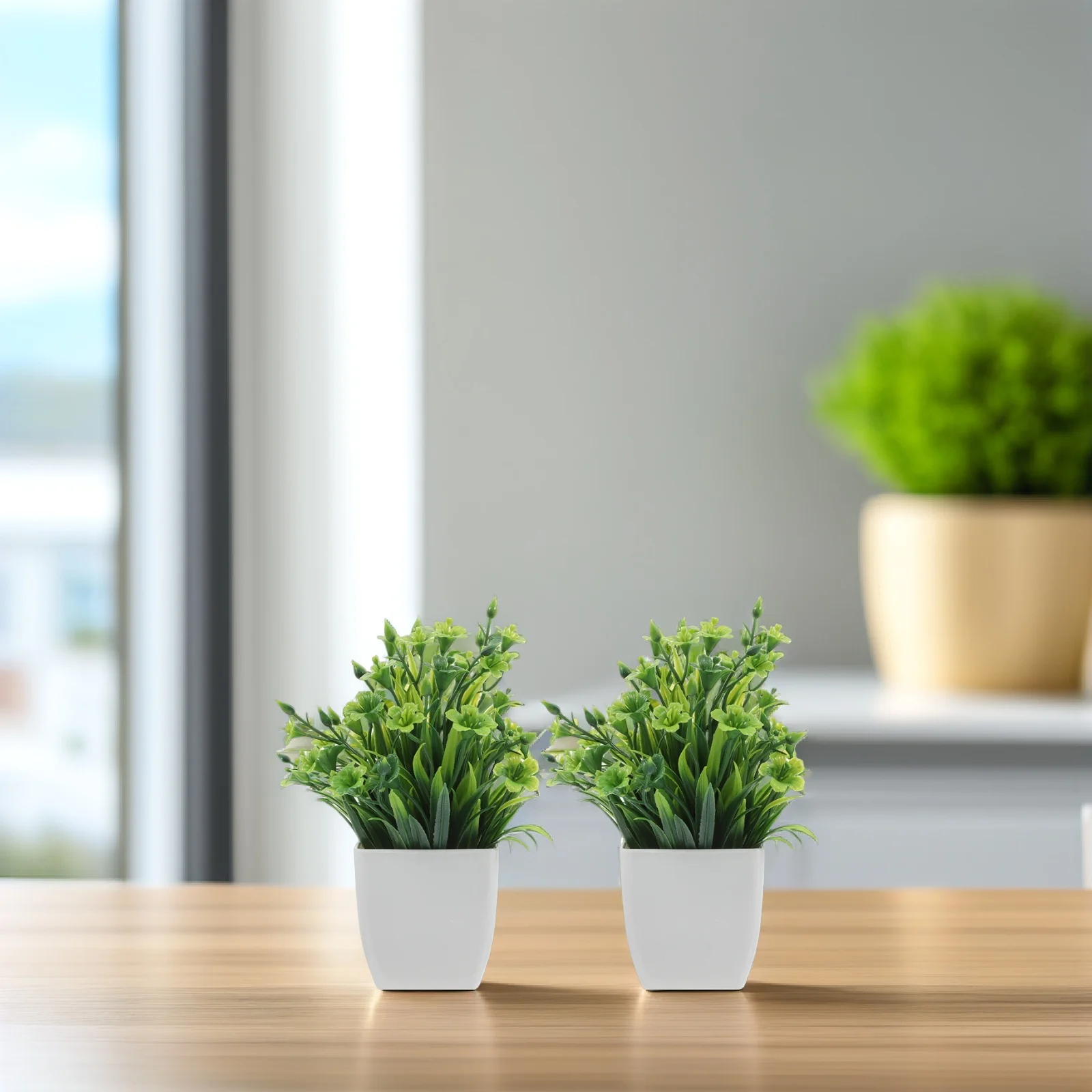 2 Pcs Simulated Potted Plant Plants Artificial Indoor Desktop Decoration Fake for Decorations Office Pp
2 Pcs Simulated Potted Plant Plants Artificial Indoor Desktop Decoration Fake for Decorations Office Pp