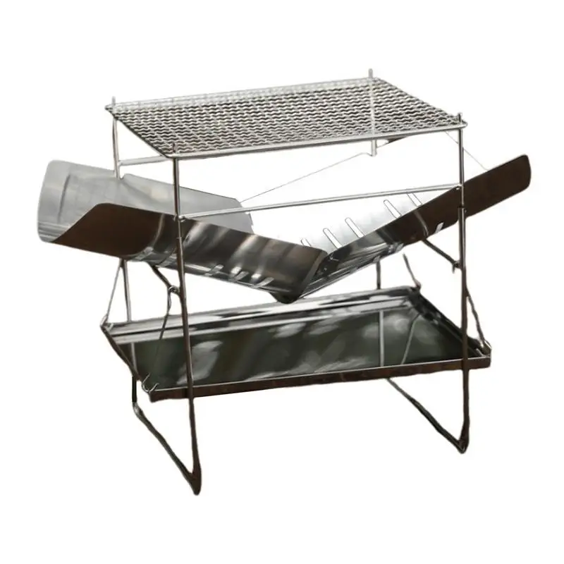 Wood Stove For Tent Portable Wood Stove Stainless Steel Lightweight Survival Gear BBQ Grill For Hiking Fishing Parties Picnics
Wood Stove For Tent Portable Wood Stove Stainless Steel Lightweight Survival Gear BBQ Grill For Hiking Fishing Parties Picnics