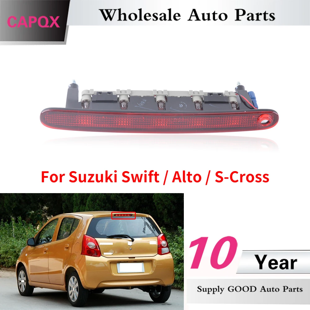 Дополнительный стоп-светильник CAPQX для Suzuki Swift / Alto/S-Cross, стоп-светильник с высоким креплением, центральный стоп-сигнал с отверстием для стеклоочистителя или нет
Дополнительный стоп-светильник CAPQX для Suzuki Swift / Alto/S-Cross, стоп-светильник с высоким креплением, центральный стоп-сигнал с отверстием для стеклоочистителя или нет
