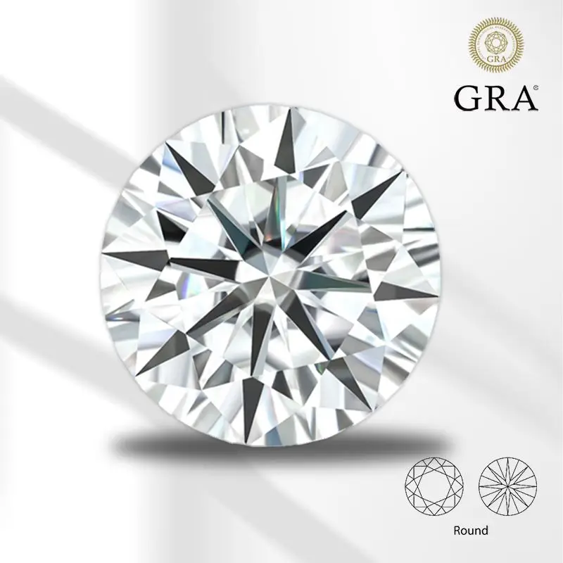 Moissanite Stone D Color Round Cut VVS1 with GRA Certificate for Gemstone Charms Beads Advanced Jewel Making Ring Materials
Moissanite Stone D Color Round Cut VVS1 with GRA Certificate for Gemstone Charms Beads Advanced Jewel Making Ring Materials