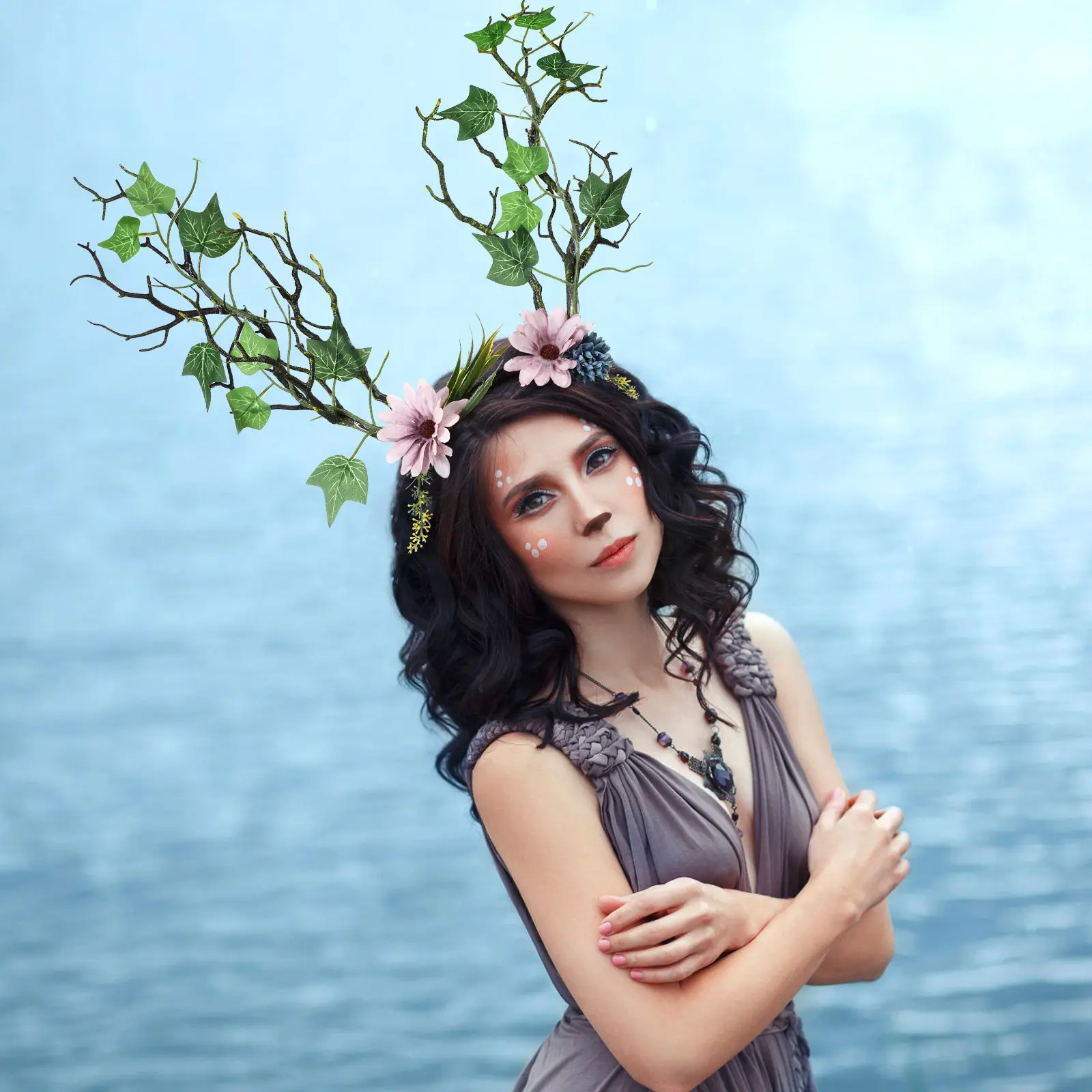 Themed Headband Simulated Tree Branch and Flower Design Comfortable Party Hair Accessory for Cosplay Holiday Celebration
Themed Headband Simulated Tree Branch and Flower Design Comfortable Party Hair Accessory for Cosplay Holiday Celebration