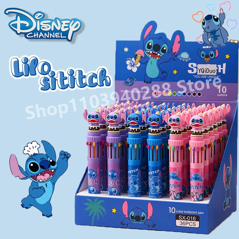 Disney Lilo&Stitch Multi-color Ballpoint Pen Kids School Supplies Press Signature Pen Birthday Gift Creative Cartoon
Disney Lilo&Stitch Multi-color Ballpoint Pen Kids School Supplies Press Signature Pen Birthday Gift Creative Cartoon