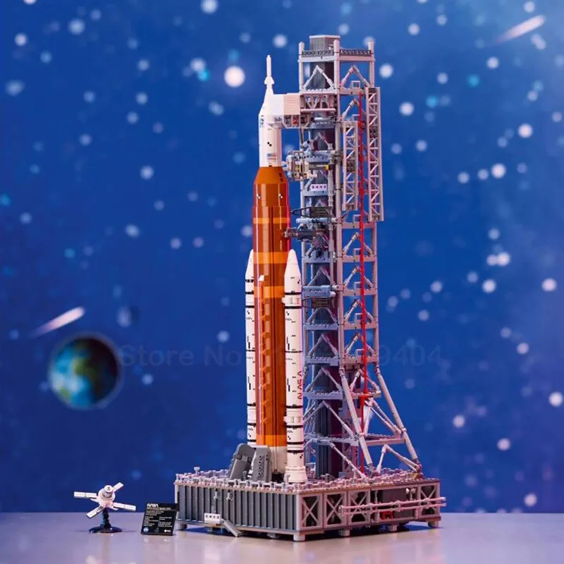 Новинка 2024, 10341, модель системы космического запуска Artemis, строительные блоки, космический челнок, кирпичи, игрушки для детей, подарок для взрослых
Новинка 2024, 10341, модель системы космического запуска Artemis, строительные блоки, космический челнок, кирпичи, игрушки для детей, подарок для взрослых
