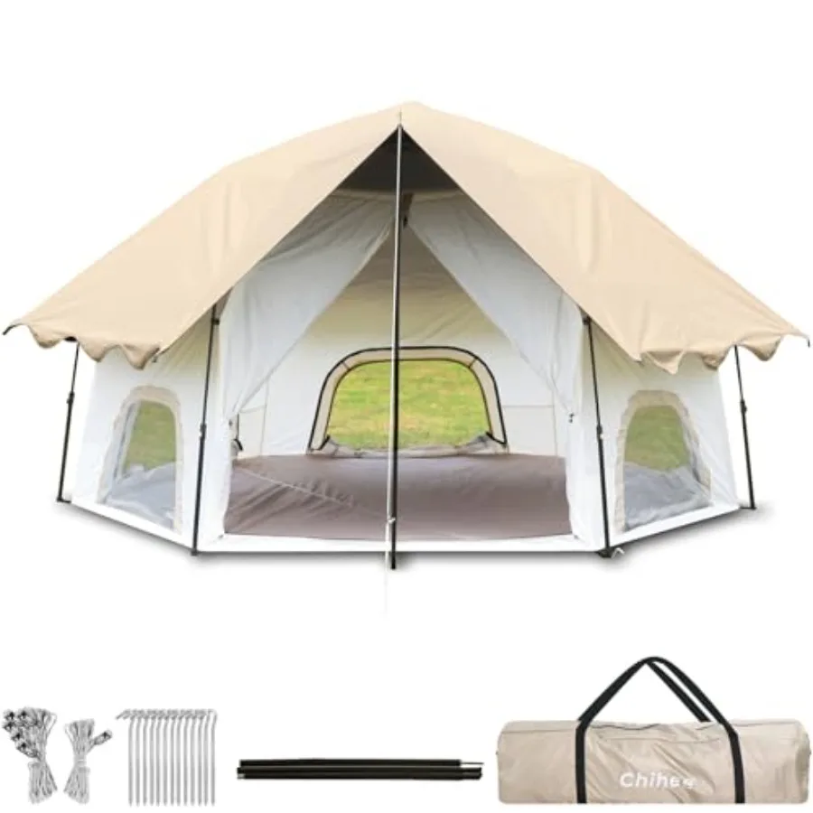 Camping Tents Pop-Up Stand-up Tent, Family Cabin Tent with Awning Porch 3-Person Outdoor Shelter with Screen Room Large Capacit
Camping Tents Pop-Up Stand-up Tent, Family Cabin Tent with Awning Porch 3-Person Outdoor Shelter with Screen Room Large Capacit