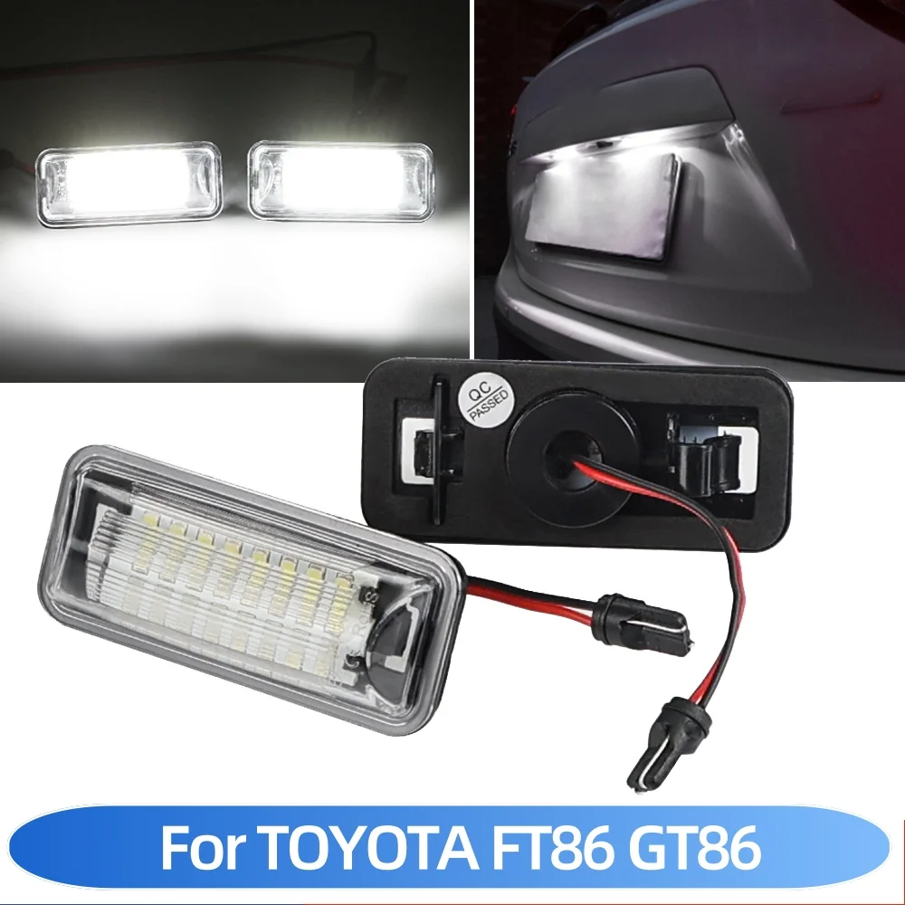 For TOYOTA FT86 GT86 For Subaru Impreza LED License Plate Light Super Bright White License Number Plate Lights Canbus No Error
For TOYOTA FT86 GT86 For Subaru Impreza LED License Plate Light Super Bright White License Number Plate Lights Canbus No Error