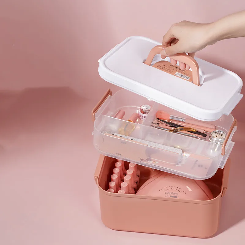 Ins Nail Art Storage Box Plastic Cosmetic Jewelry Organizer Gel Polish Storage Case Manicure Accessories Tools Container
Ins Nail Art Storage Box Plastic Cosmetic Jewelry Organizer Gel Polish Storage Case Manicure Accessories Tools Container