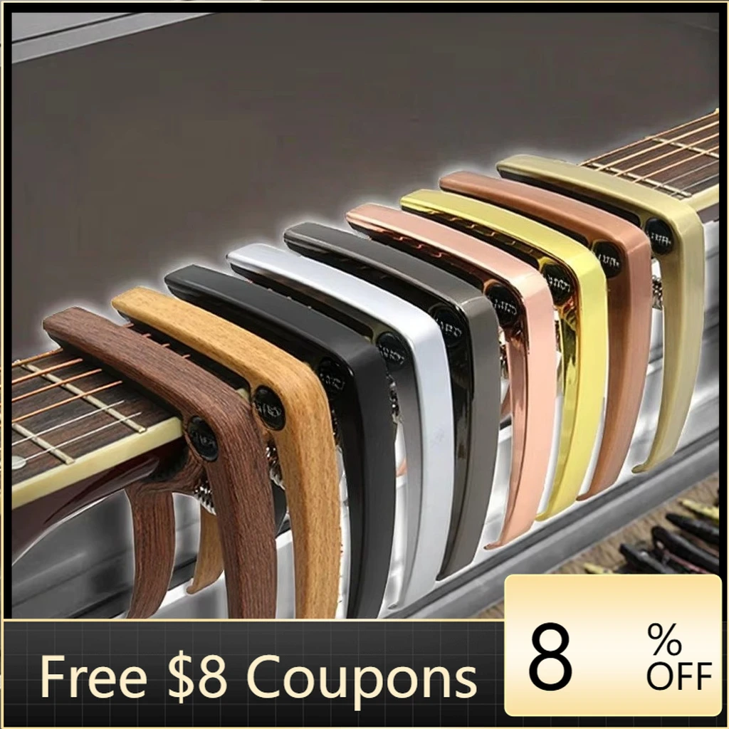 STLF Professional Guitar Capo Tuning Clamp - Zinc Alloy Metal, Fits Acoustic/Classic/Electric Guitars Essential Guitar Accessori 
STLF Professional Guitar Capo Tuning Clamp - Zinc Alloy Metal, Fits Acoustic/Classic/Electric Guitars Essential Guitar Accessori