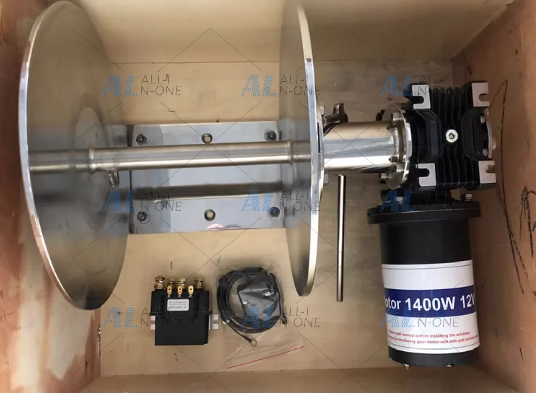 Customizable DC Electric Winch Anchor Winch 12/24v Motor 600W Max. Load 190 kg Rope Size 12 mm
Customizable DC Electric Winch Anchor Winch 12/24v Motor 600W Max. Load 190 kg Rope Size 12 mm