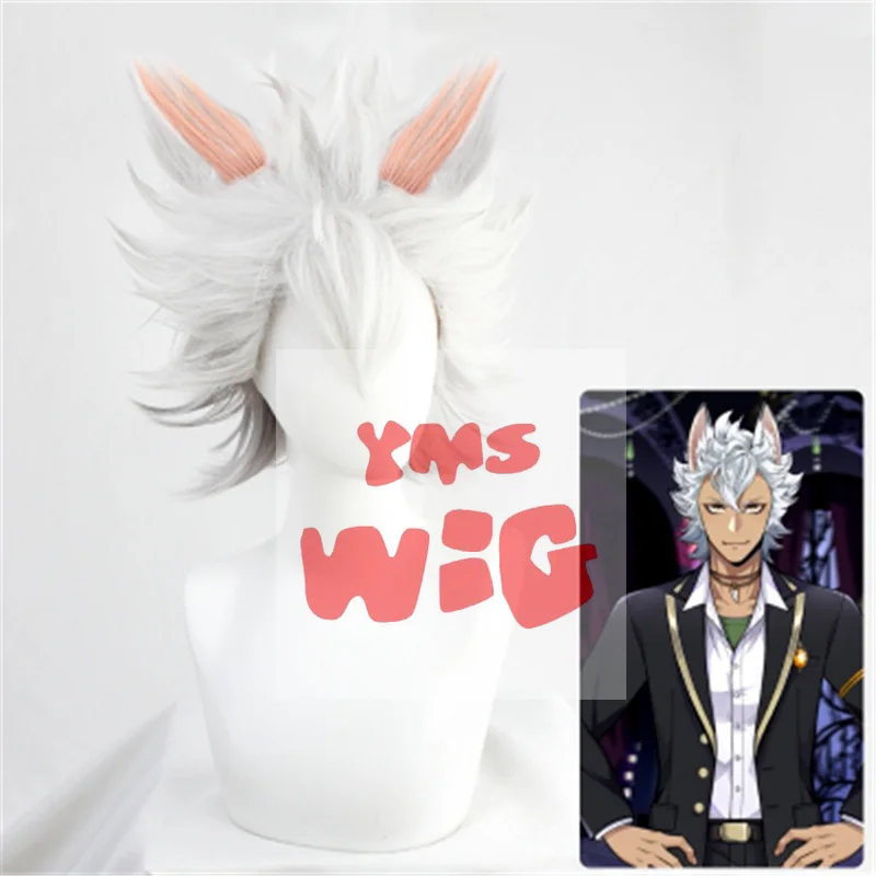 Twisted Wonderland Jack Howl Косплей Парик Волк Серебристый Короткий парик из синтетических волос Pelucas + Бесплатная сетка для волос + Уши
Twisted Wonderland Jack Howl Косплей Парик Волк Серебристый Короткий парик из синтетических волос Pelucas + Бесплатная сетка для волос + Уши