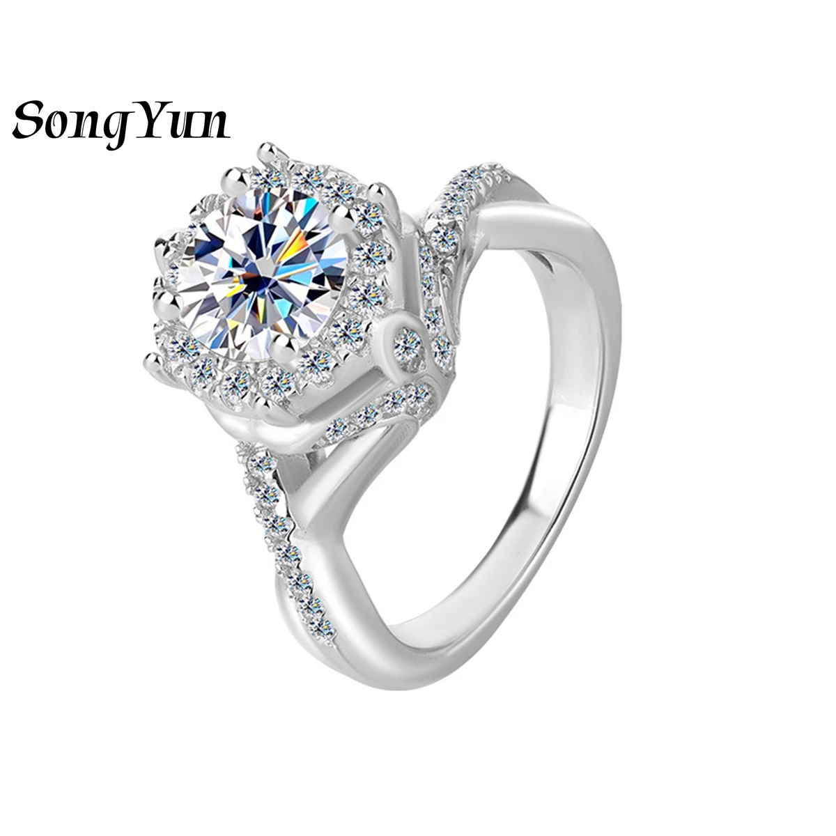 SongYun Brand Jewelry 925 Sterling Silver Pear Ring Moissanite Diamond Pear Ring Winter for Mom 18K Real Gold GRA
SongYun Brand Jewelry 925 Sterling Silver Pear Ring Moissanite Diamond Pear Ring Winter for Mom 18K Real Gold GRA