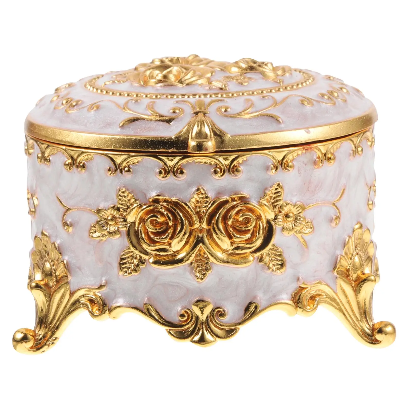 Retro High Quality Alloy Jewelry Box Enamel Decorative Relief Desktop ganizer for Necklaces Bracelets Storage Solution Trinket
Retro High Quality Alloy Jewelry Box Enamel Decorative Relief Desktop ganizer for Necklaces Bracelets Storage Solution Trinket