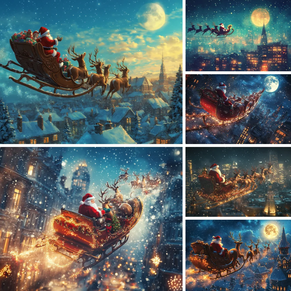 Christmas Decorations Village Photography Backdrop Snowy Mountain Santa Claus Xmas Tree Photo Studio Family Party Backgrounds
Christmas Decorations Village Photography Backdrop Snowy Mountain Santa Claus Xmas Tree Photo Studio Family Party Backgrounds