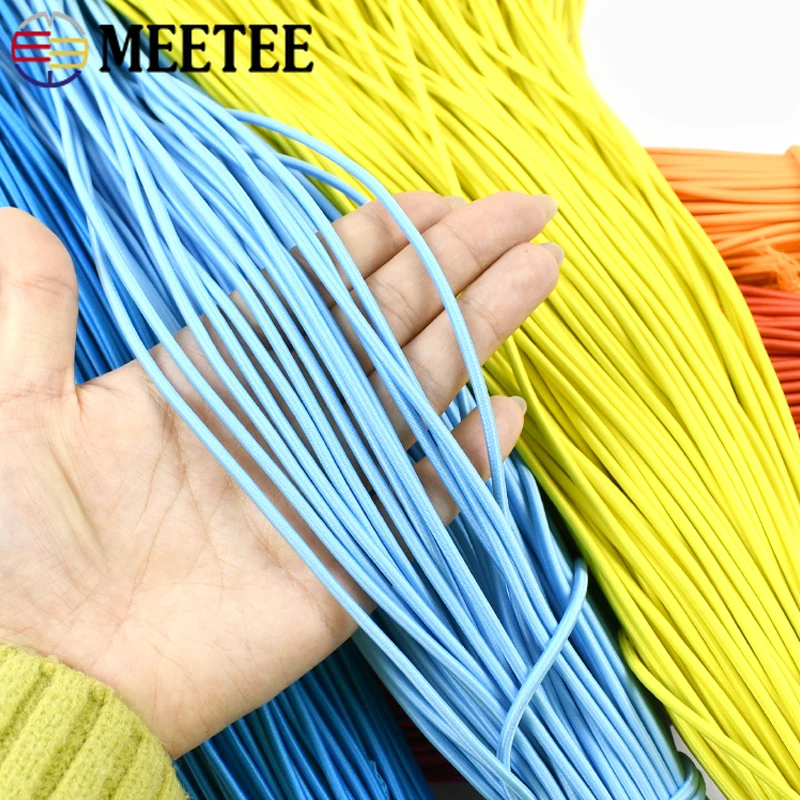 10/20/50M 3mm Elastic Rope Colorful Stretch Cord for Hairband Hoodie Drawstring Mask Spring Cords DIY Rubber Sewing Accessories
10/20/50M 3mm Elastic Rope Colorful Stretch Cord for Hairband Hoodie Drawstring Mask Spring Cords DIY Rubber Sewing Accessories