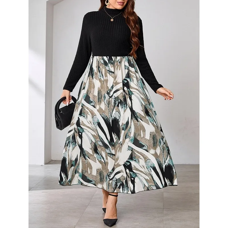 Tinaa Turtleneck Plus Size Dresses Womens 2025 New A-line Long Sleeve Print Elegant Commuting Warm Winter Long Dress 166568
Tinaa Turtleneck Plus Size Dresses Womens 2025 New A-line Long Sleeve Print Elegant Commuting Warm Winter Long Dress 166568